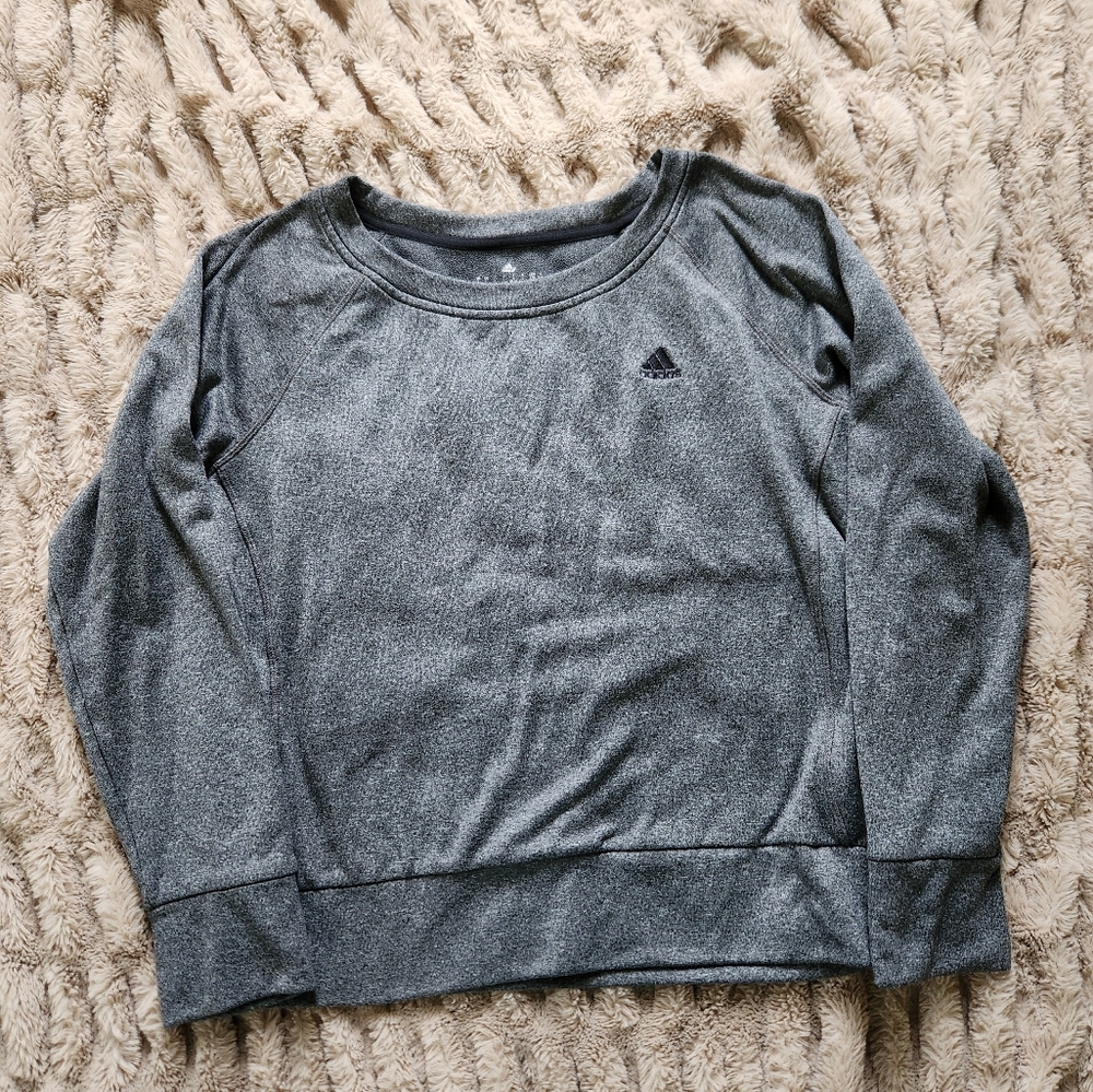 Adidas size large climawarm long sleeve sweatshirt womens